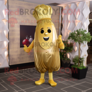Gold Beet mascotte kostuum...