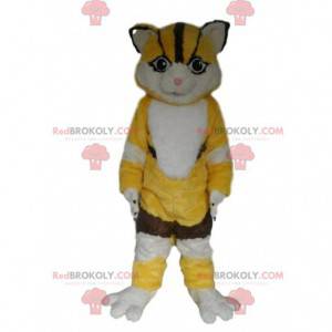 Mascotte de renard, costume de chat, déguisement de félin -