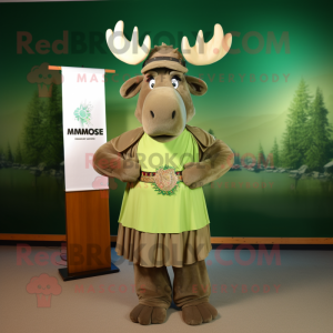 Olive Moose mascotte...