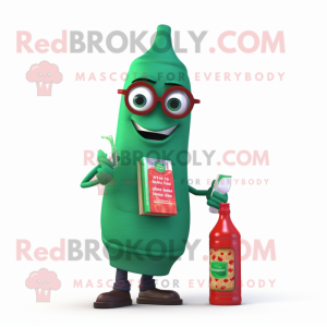 Botella verde de ketchup...