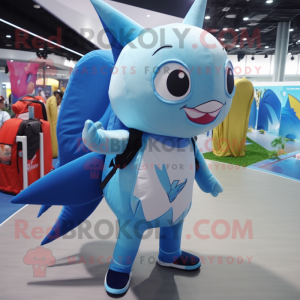 Sky Blue Swordfish mascotte...