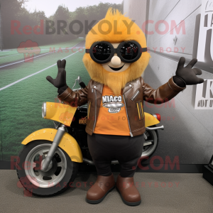 Rust Mango mascotte kostuum...