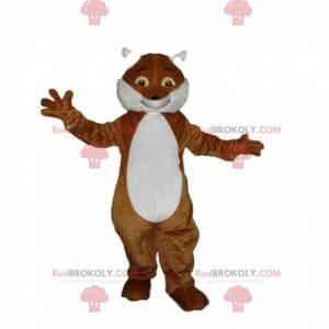 Mascotte de renard, costume de chien, déguisement de la forêt -