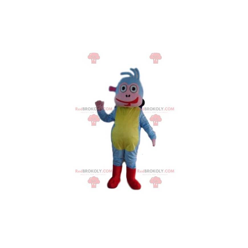Babouche mascot, the famous colorful monkey companion of Dora -