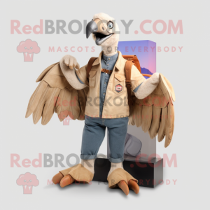 Beige Vulture maskot...