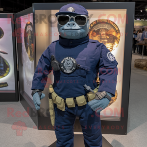 Navy Navy Seal maskot drakt...