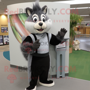 Gray Skunk mascotte kostuum...