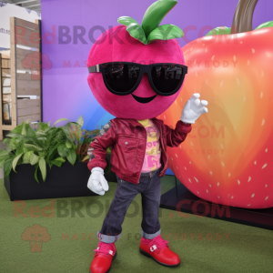 Magenta Apple maskot...