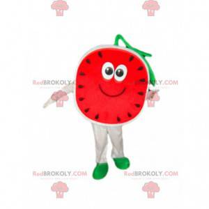 Mascotte di anguria, costume di melone, travestimento di frutta