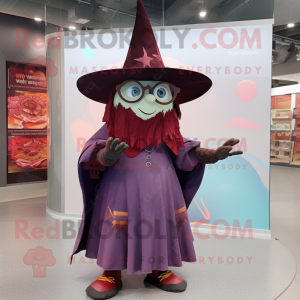 Maroon Witch S Hat mascotte...