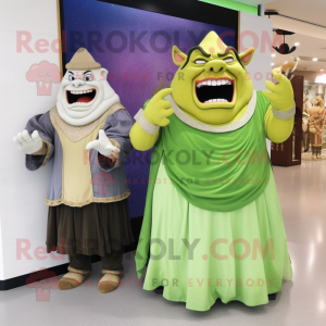  Ogre maskot kostume...