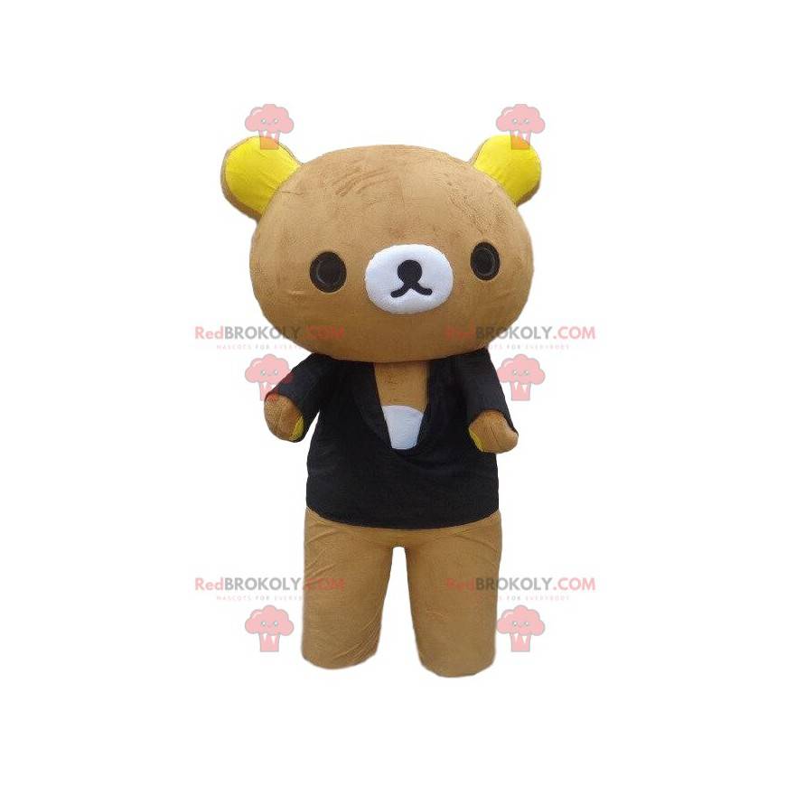 Mascota romántica del oso de peluche, traje romántico -