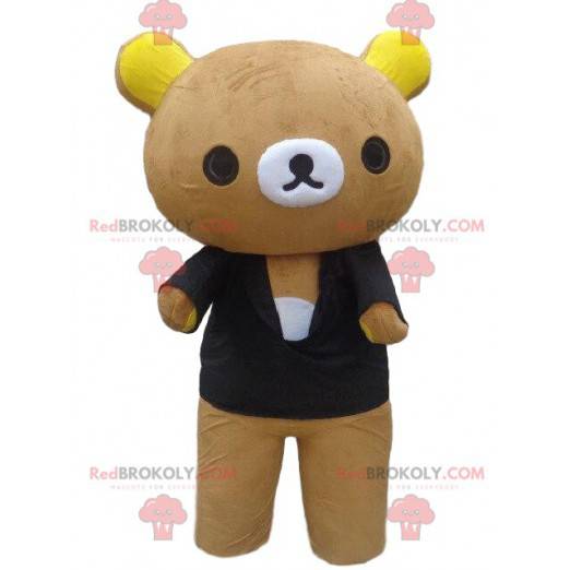 Mascota romántica del oso de peluche, traje romántico -