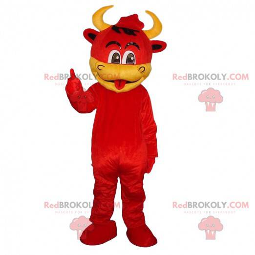 Koe mascotte, duivelskostuum, vermomming - Redbrokoly.com