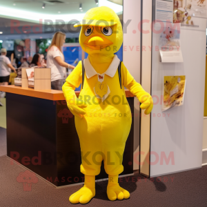 Yellow Dove mascotte...