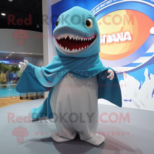  Shark mascotte kostuum...