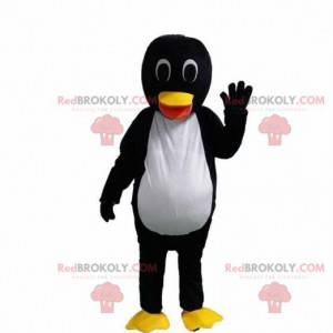 Mascotte pinguino, costume lastrone di ghiaccio, costume