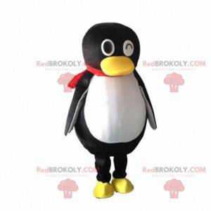 Costume de pingouin, mascotte de la banquise, déguisement hiver