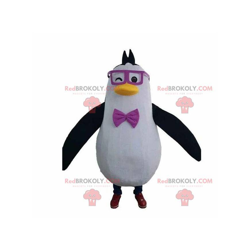 Pingvin kostume, pingvin maskot, vinter forklædning -