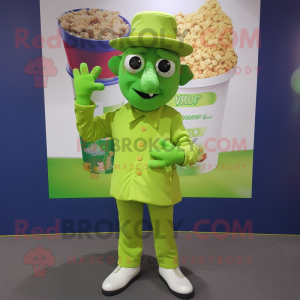 Lime Green Pop Corn...