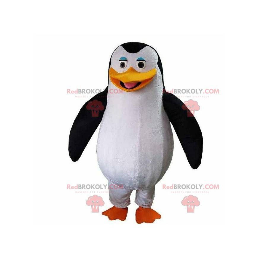 Penguin mascot from the film The penguins of Madagascar -