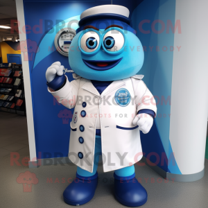 Blue Doctor maskot drakt...