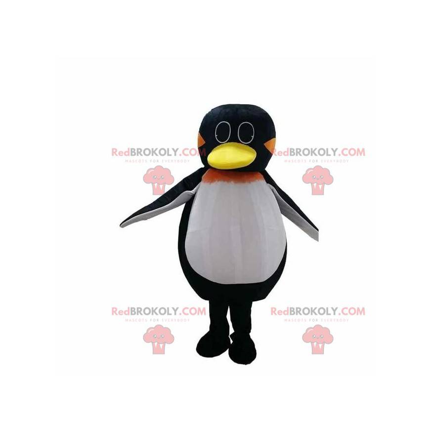Mascota de pingüino, disfraz de témpano de hielo, disfraz de