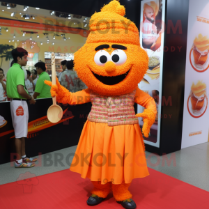 Oranje Biryani mascotte...