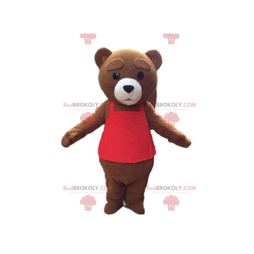 Big brown teddy mascot, brown bear costume - Redbrokoly.com