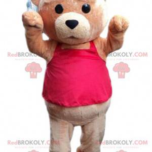 Costume da orsacchiotto marrone grande, costume da orso bruno -