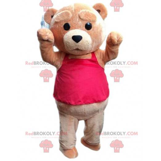 Big brown teddy bear costume, brown bear costume -