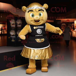 Guld Guinness maskot...