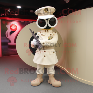 Cream Sniper maskot kostume...