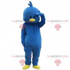 Mascota pájaro azul, disfraz de pollito, disfraz de canario -