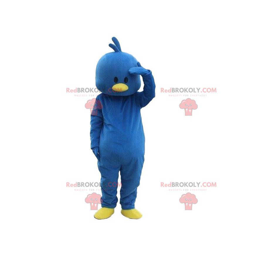 Maskot modrý pták, kostým kuřat, kanárský kostým - Maskot modrý pták, kostým kuřat, kanárský kostým -
