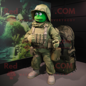 Green Marine Recon mascotte...