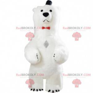 Mascote de urso polar, fantasia de urso, fantasia de urso pardo