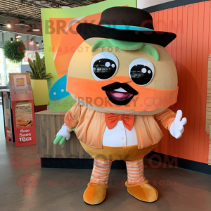 Peach Tacos maskot kostume...