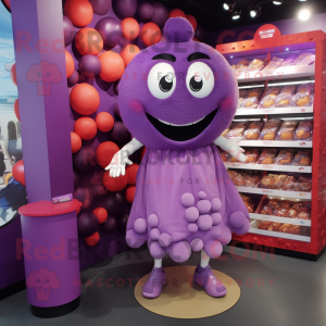 Purple Meatballs mascotte...