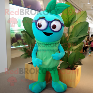 Turkis beanstalk maskot...