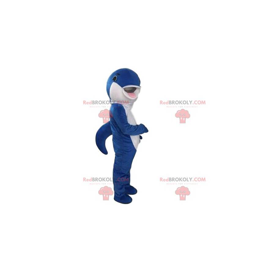Delfin maskot, delfin kostume, hval kostume - Redbrokoly.com