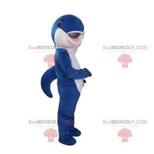 Delfin maskot, delfindräkt, valdräkt - Redbrokoly.com