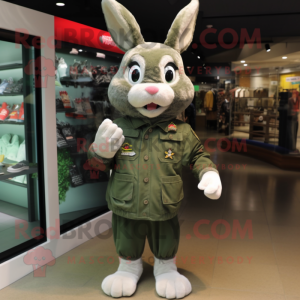 Olive Rabbit mascotte...