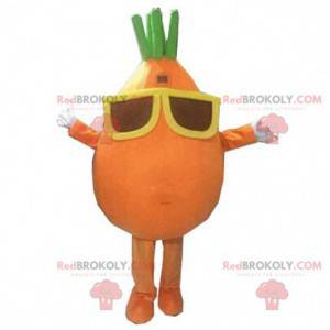 Mascotte carota, costume carota, costume vegetale -