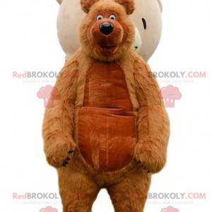 Bear maskot, berømt bjørn fra tegneserien Masha and the Bear -