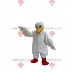 Mascotte de mouette, costume de goéland, pigeon géant -