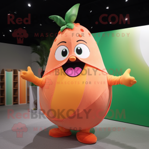 Peach Pear maskot kostym...