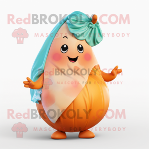 Peach Pear maskot kostym...