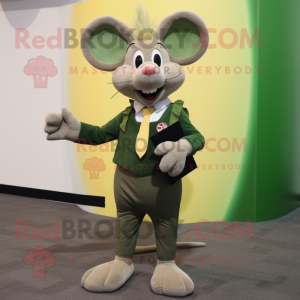 Olive Mouse mascotte...