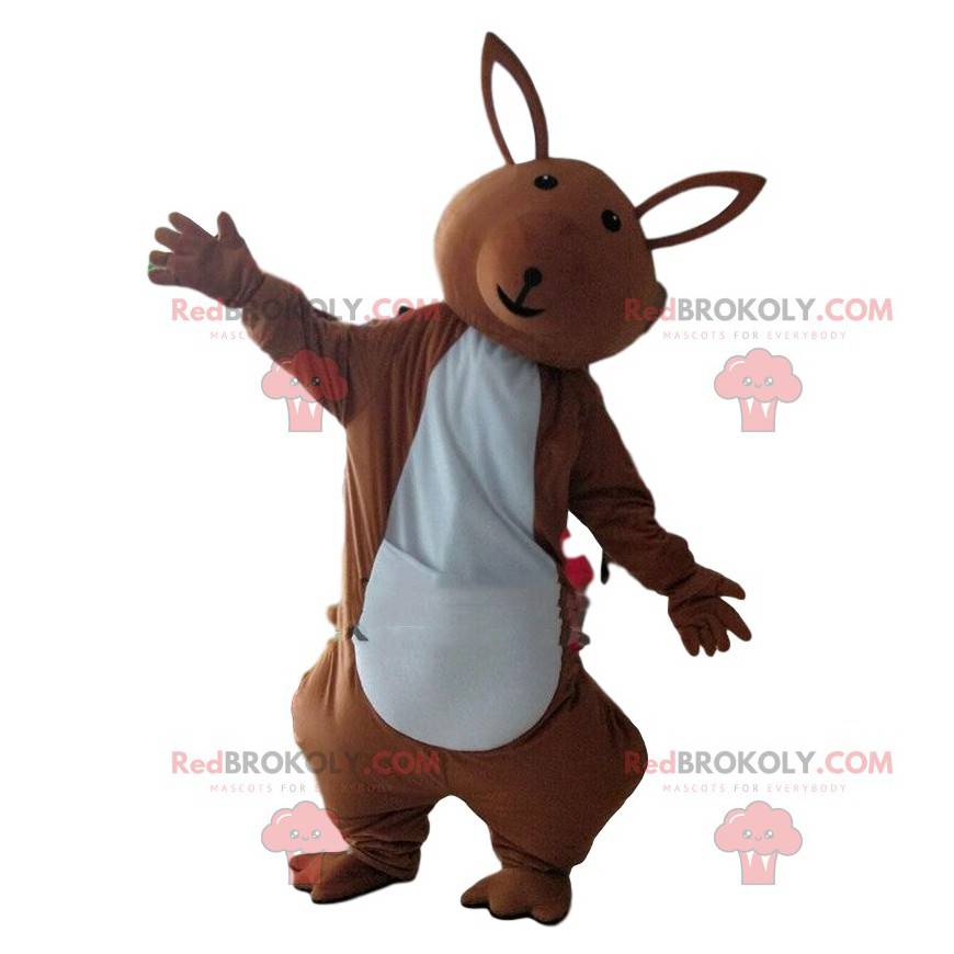 Kangoeroe-mascotte, kangoeroe-kostuum, dier Australië -
